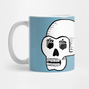 Bistro Vonish Skull - outlined Mug